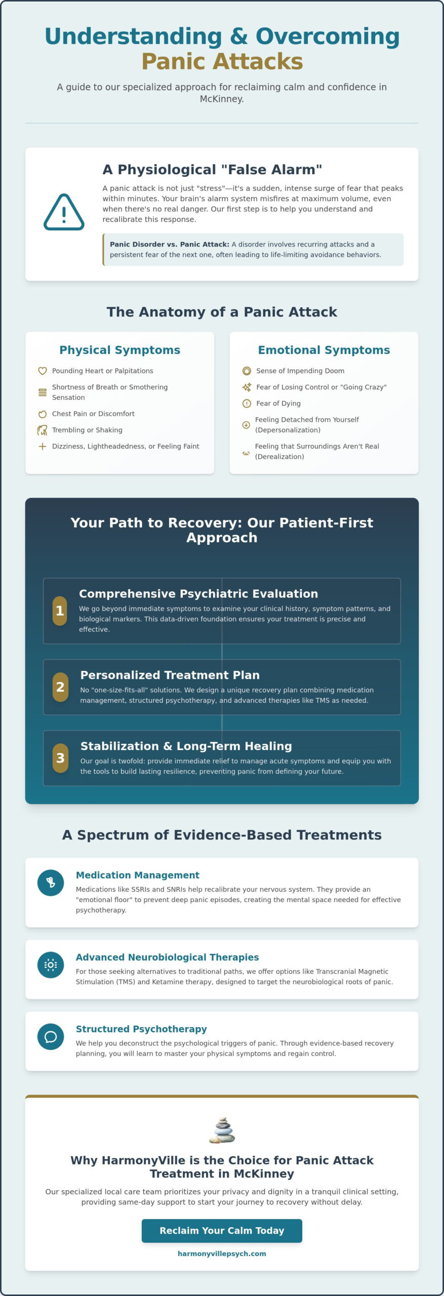 Comprehensive Panic Attack Treatment in McKinney, TX: Reclaiming Your Calm