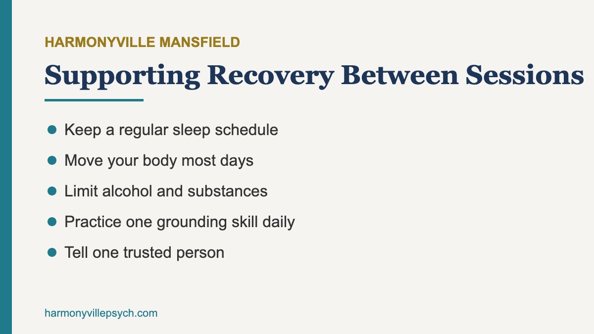 Daily habits that support PTSD treatment and recovery